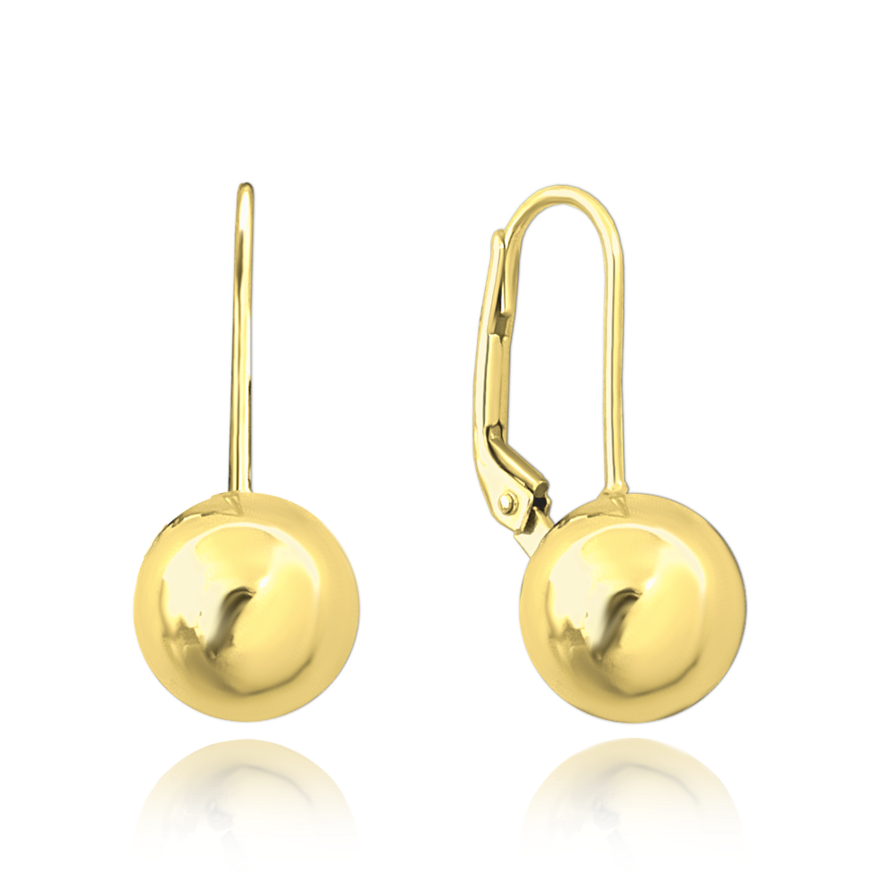 MINET Zlaté náušnice kuličky Au 585/1000