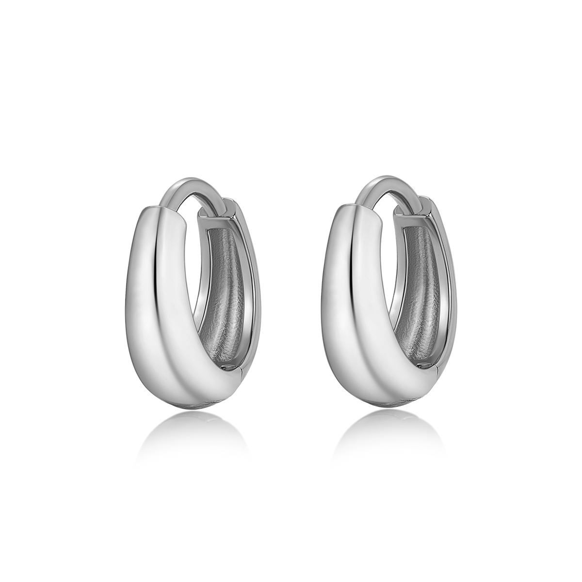 Olivie Stříbrné náušnice 12mm KRUHY GOLD 9288 Ag 925; ≤1,8 g.