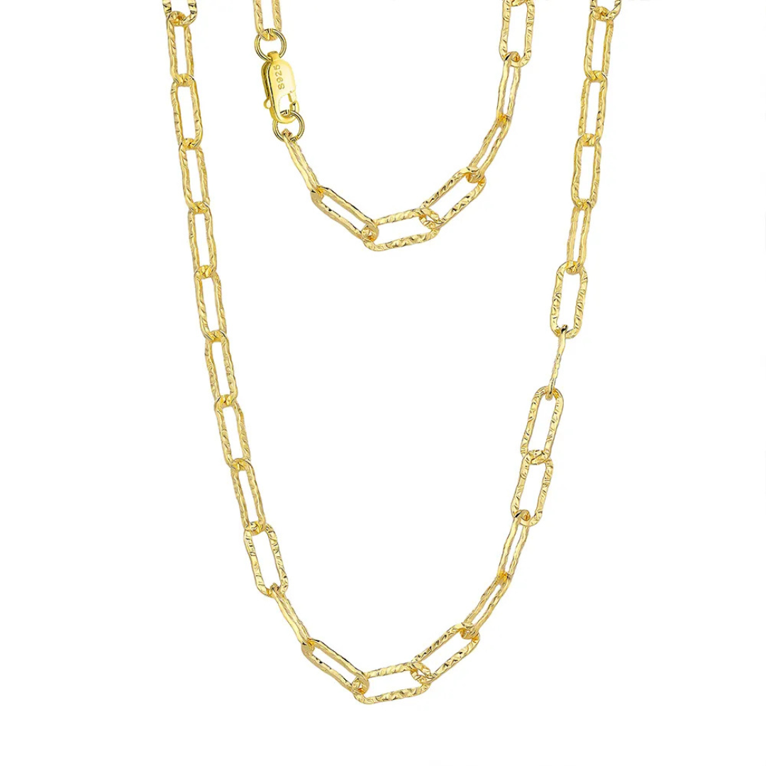 Olivie Stříbrný řetězový náhrdelník GOLD 9332 Ag 925; ≤12 g.