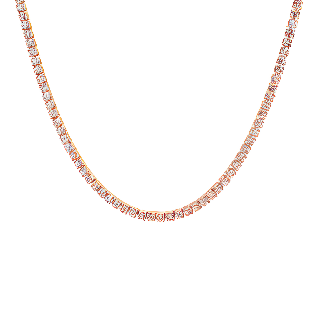 Olivie Stříbrný tenisový choker 35+5cm ROSE 9362 Ag 925; ≤7 g.