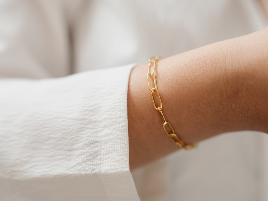Olivie Stříbrný náramek ŘETĚZ GOLD 9401 Ag 925; ≤4,7 g.