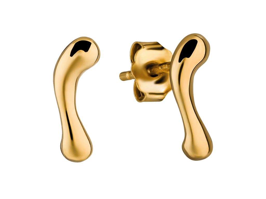 Olivie Stříbrné náušnice KAP GOLD MINI 9469 Ag 925; ≤1,3 g.