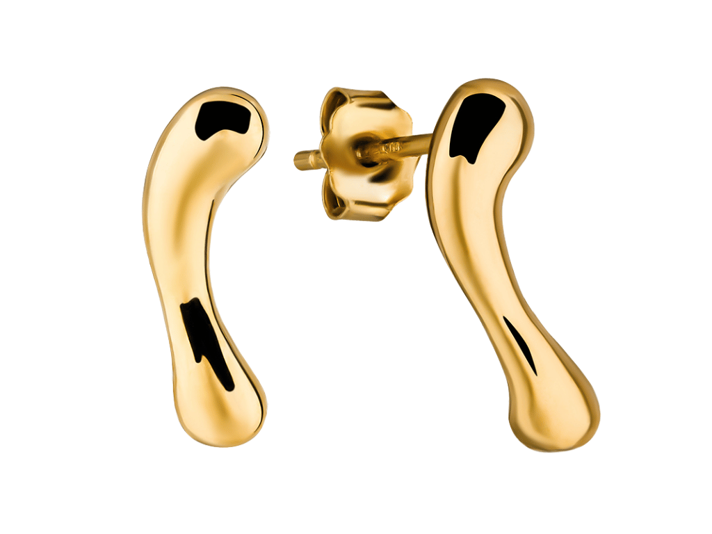 Olivie Stříbrné náušnice KAP GOLD 9471 Ag 925; ≤2,8 g.