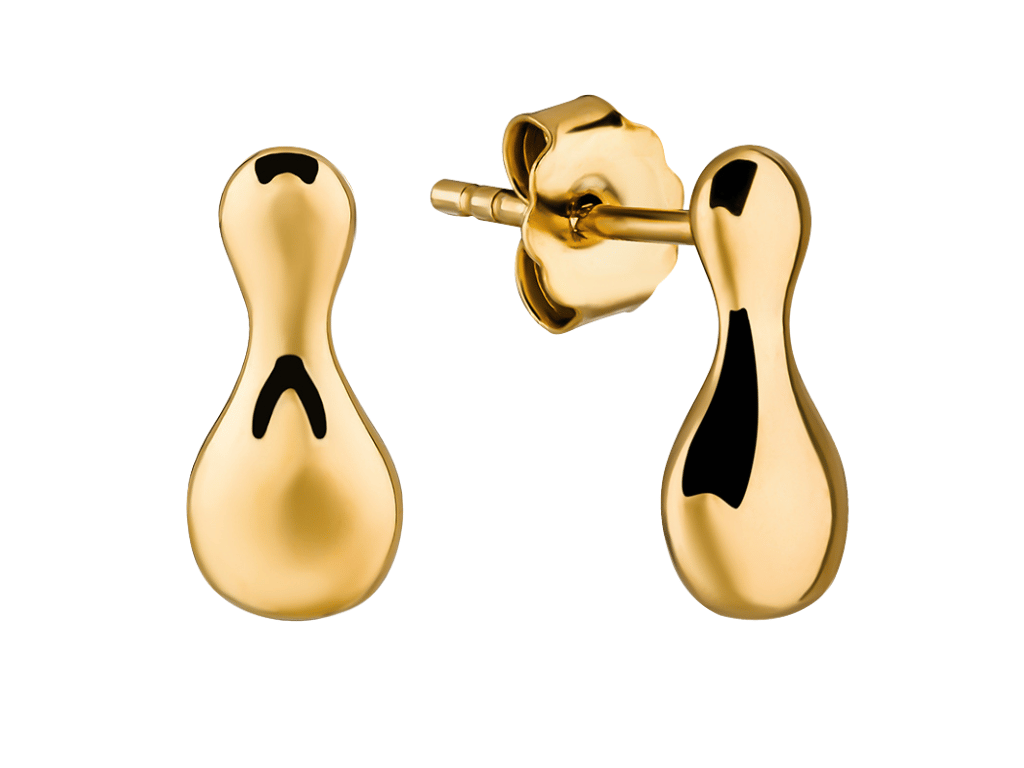 Olivie Stříbrné náušnice KAPKA GOLD MINI 9473 Ag 925; ≤1,7 g.