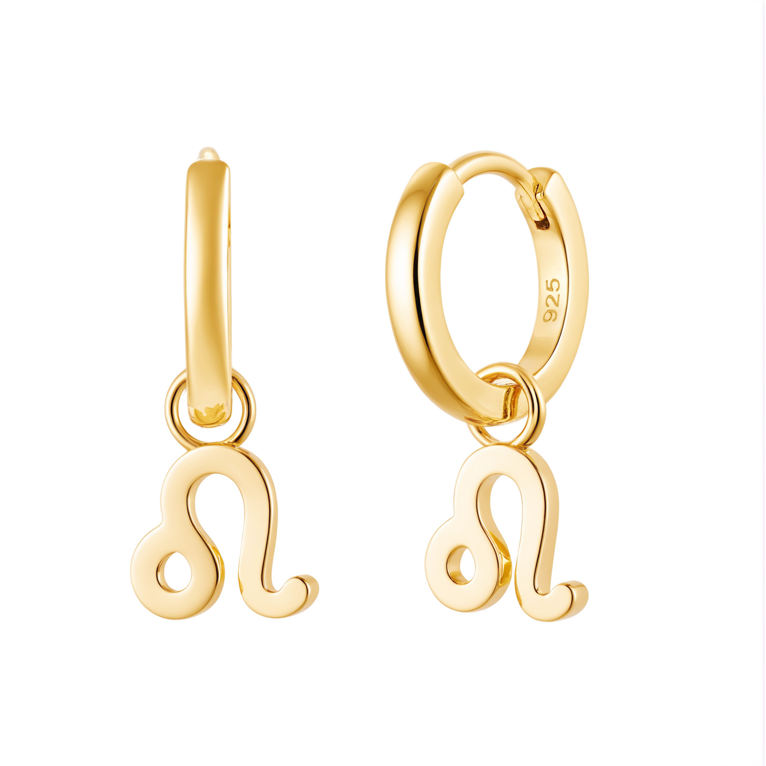 Olivie Stříbrné náušnice LEV GOLD 9591 Ag 925; ≤2,2 g.