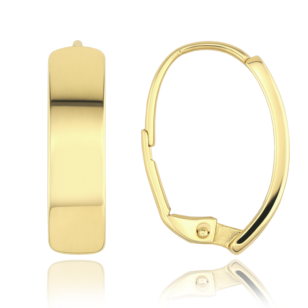 MINET Moderní zlaté náušnice Au 585/1000