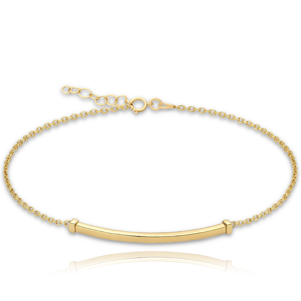 MINET Zlatý náramek s tyčkou Au 585/1000