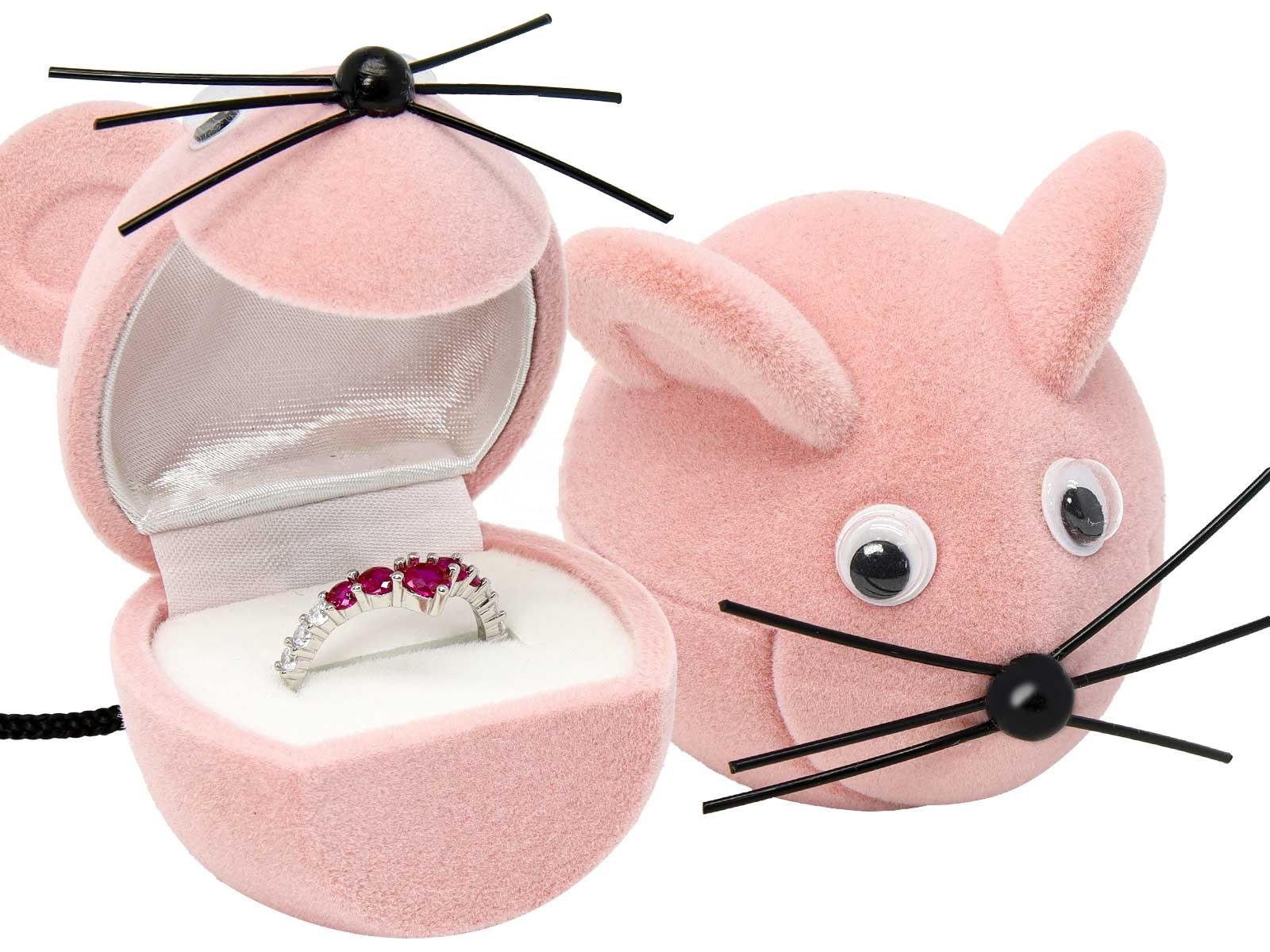 Olivie - D&aacute;rkov&aacute; krabička RŮŽOV&Aacute; MY&Scaron;KA 9985