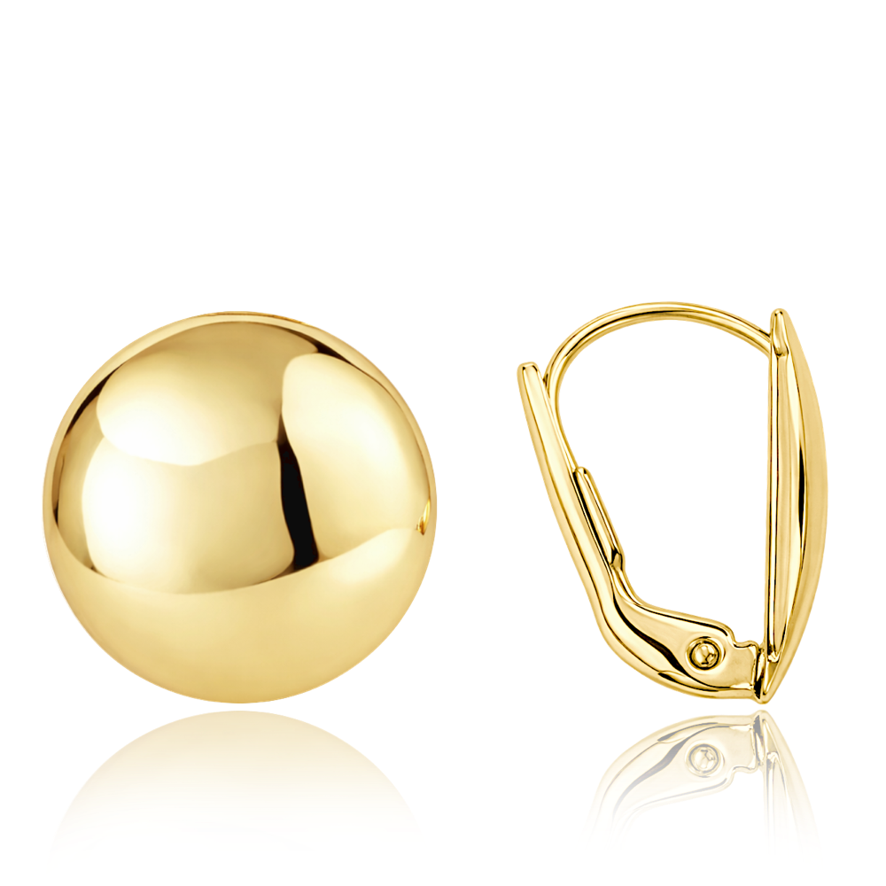 MINET Luxusní zlaté náušnice Au 585/1000