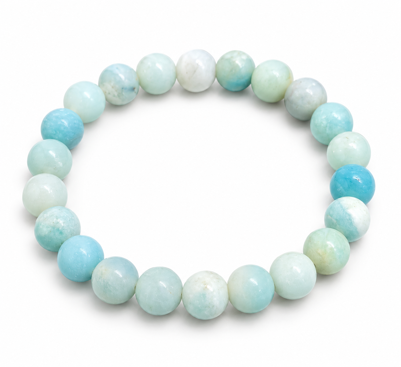 Olivie Náramek 8mm AMAZONIT 10169