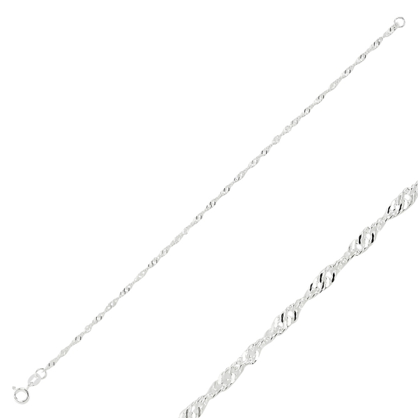 OLIVIE Stříbrný dámský náramek 19 cm 2377 Ag 925; ≤1,5 g.