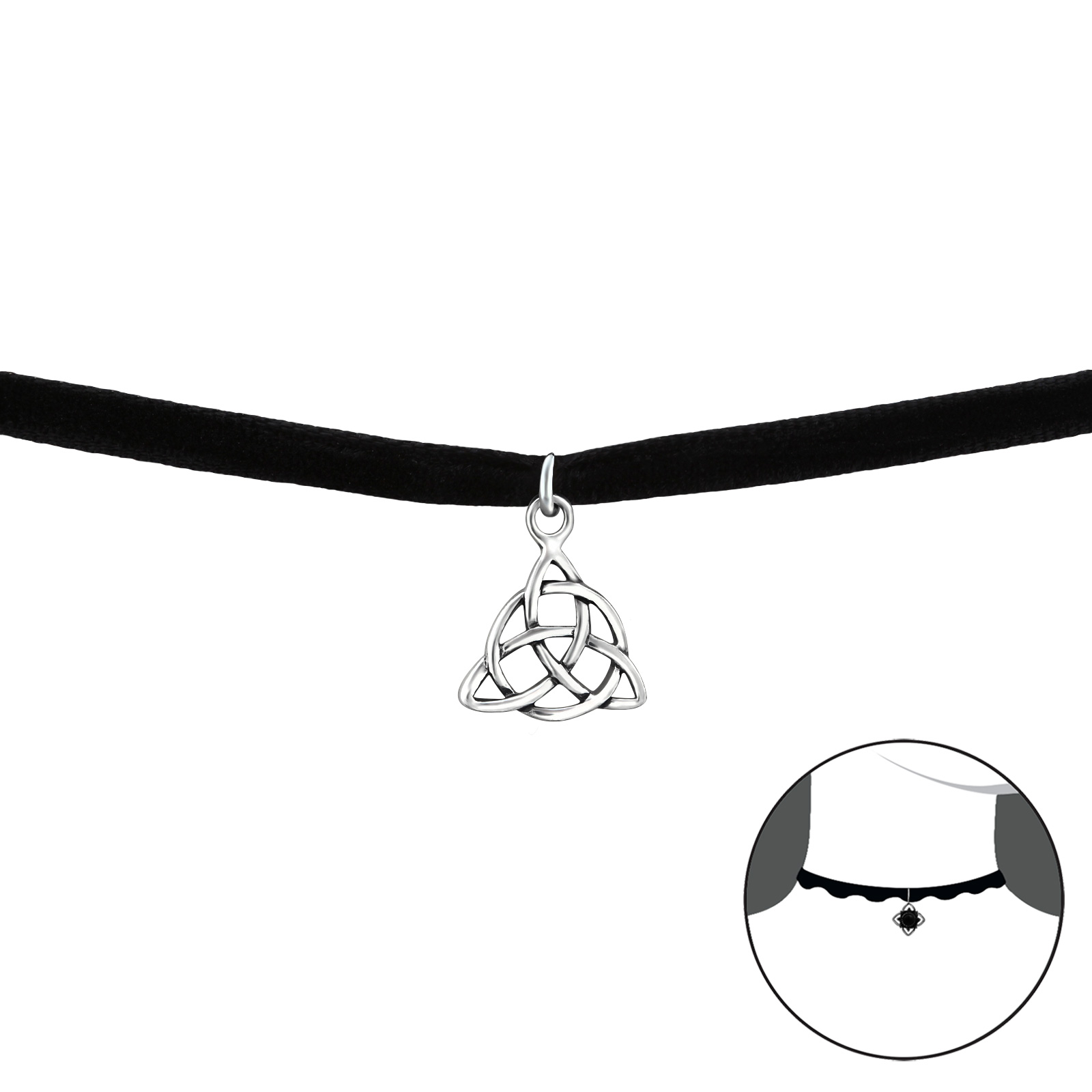 OLIVIE CHOKER náhrdelník KELTSKÝ SYMBOL 2758