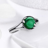 Stříbrný prsten SMARAGDOVÝ ZIRKON