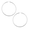 Stříbrné náušnice 4,5cm KRUHY