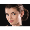 Anna Brodecká modelka - Stříbrné moderní atraktivní náušnice 2 KRUHY od OLIVIE.cz. Když stříbro, tak OLIVIE.