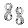 Stříbrné náušnice nekonečno OLIVIE.CZ