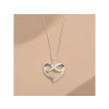 Stříbrný náhrdelník SRDCE & NEKONEČNO od OLIVIE.cz
