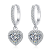 8545 Stříbrné náušnice SRDÍČKO