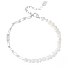 8722 Stříbrný perlový náramek