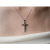 Stříbrný náhrdelník KŘÍŽ S JEŽÍŠEM od OLIVIE.