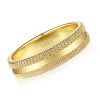 9036 Snubní stříbrný prsten DUBAJ GOLD