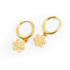 9261 Náušnice SNĚHOVÁ VLOČKA GOLD