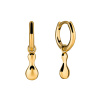 9467 Stříbrné kroužky KAPKA GOLD od OLIVIE.cz