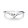 9486 Stříbrný prsten MOISSANITE