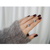 Stříbrné náušnice 6,5mm MOISSANITE od Olivie.