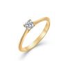10022 Zásnubní prsten DIAMANT 0,3ct GOLD