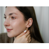 Stříbrné náušnice 3 mm ZIRKON od OLIVIE.