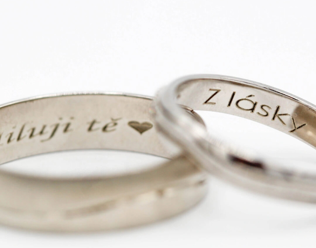 Gravírování šperků