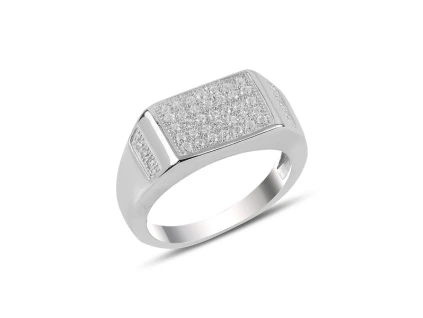 Pánský stříbrný prsten