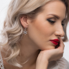 Stříbrné náušnice SNĚHOVÁ VLOČKA od OLIVIE