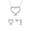 Sada stříbrných šperků SRDCE od OLIVIE.cz