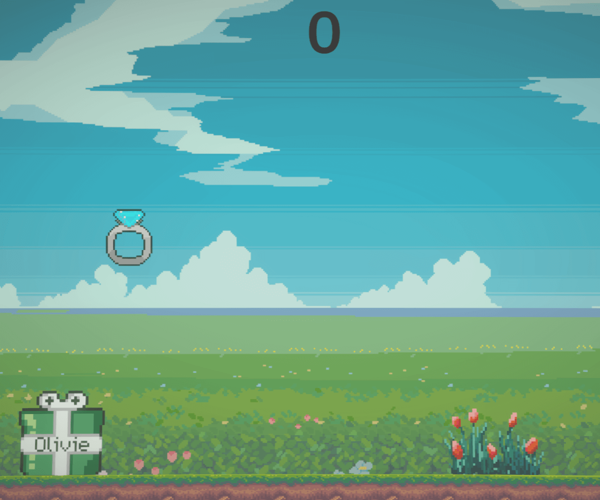 Májový skok pre šperky