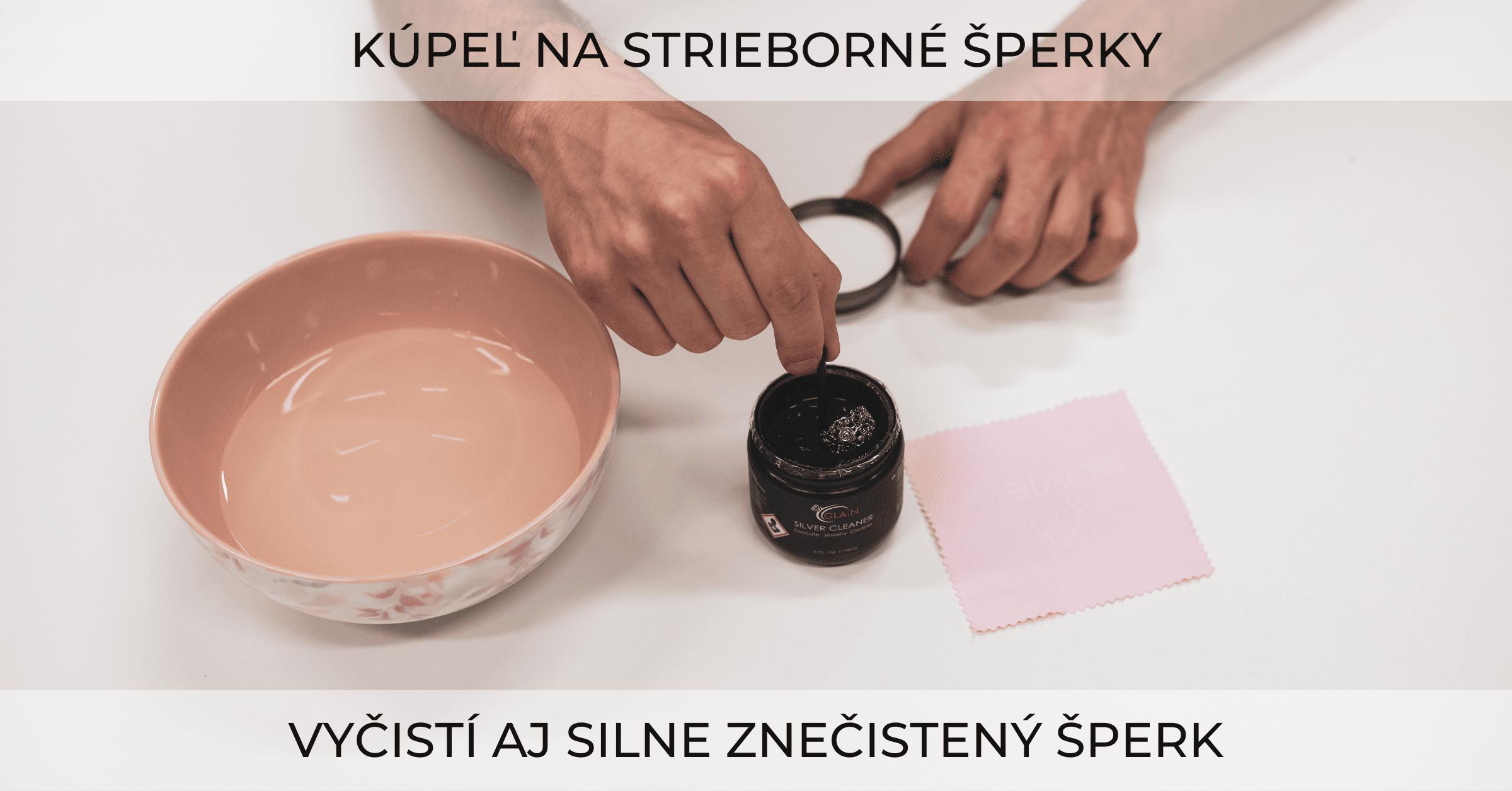 Kúpel na strieborné šperky z OLIVIE.sk