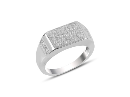 Pánsky strieborný prsteň