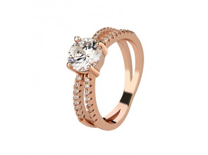 Strieborný prsteň ROSE, krásny darček k Valentínovi, Vianociam, narodeninám.