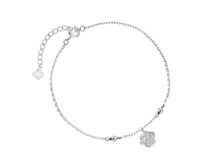 Strieborný náramok PSÍ LABKA od OLIVIE.