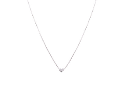 Strieborný náhrdelník SRDIEČKO minimalistický od OLIVIE