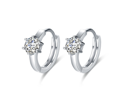 17393 3 stribrne krouzkove detske nausnice olivie