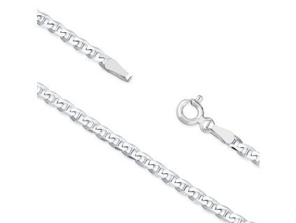 Plochá rhodiovaná pánska retiazka Traversino od Olivie.