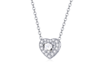 19405 stribrny nahrdelnik srdicko se zirkony od olivie cz nejkrasnejsi darek z lasky k vanocum narozeninam nebo k vyroci