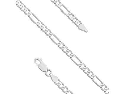 Strieborný 60cm náhrdelník FIGARO rhódiovany od OLIVIE.sk