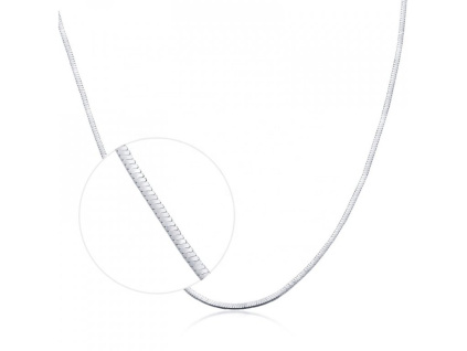 Strieborná pevná retiazka 60cm HAD, šírka 1,2 mm. Strieborníctvo OLIVIE.cz