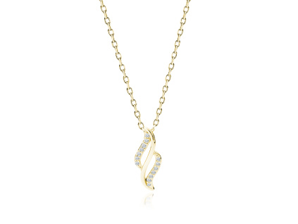 Strieborný náhrdelník MAGIC GOLD, ktorý zakúpite u OLIVIE.cz