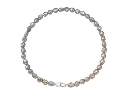 Perlový náhrdelník BAROKO sladkovodnej perly zo strieborníctva OLIVIE.