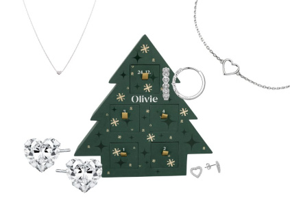 7867 Adventný kalendár SRDCE  Ag 925