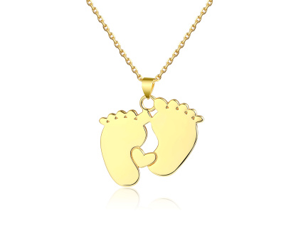 25409 stribrny nahrdelnik nozicky gold pozlaceny ze stribrnictvi olivie krasny darek pro manzelku maminku